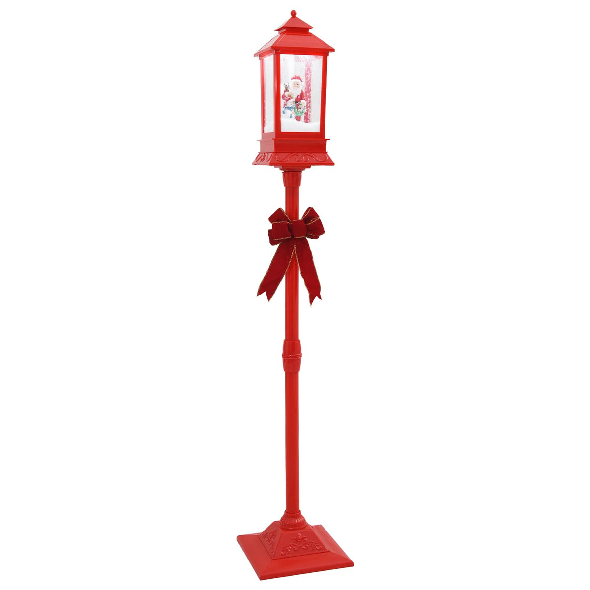 vidaXL Christmas Lantern ESPOO Cold White 26.5 x 26.5 x 150 cm