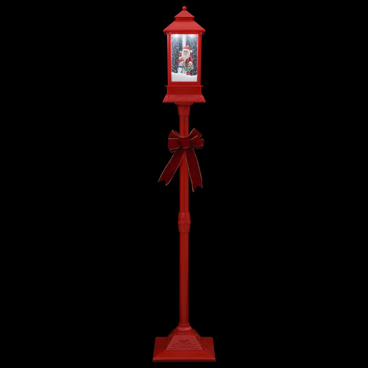 vidaXL Christmas Lantern ESPOO Cold White 26.5 x 26.5 x 150 cm