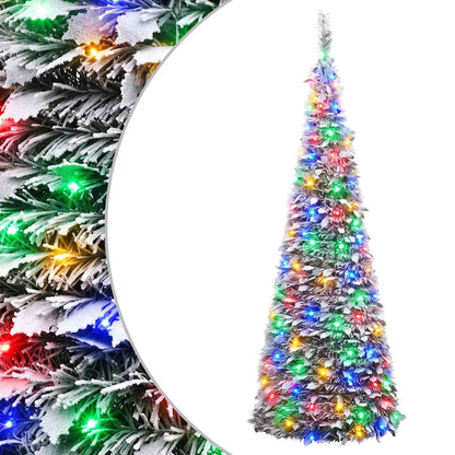 vidaXL Pop Up LED Christmas Tree 180 cm 150 LEDs PVC Green and white
