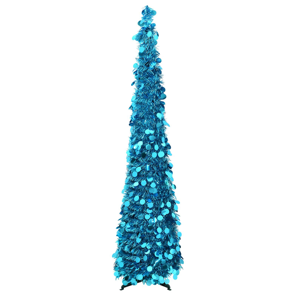 vidaXL Pop Up Christmas Tree 150 cm PET Blue