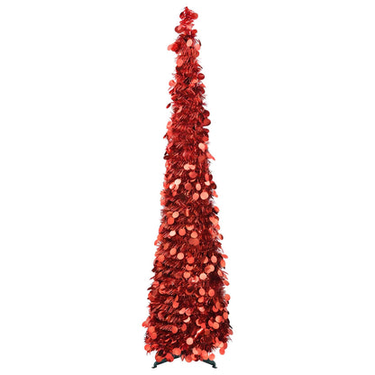 vidaXL Pop Up Christmas Tree 120 cm PET Red