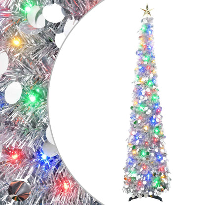 vidaXL Pop Up LED Christmas Tree with Star Topper 120 cm 50 LEDs PET