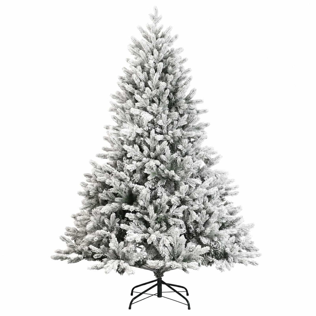 vidaXL Artificial Hinged Christmas Tree 120 cm 150 LEDs Warm White