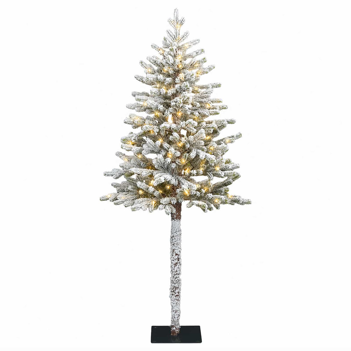 vidaXL Artificial Hinged Christmas Tree 120 cm 150 LEDs Warm White