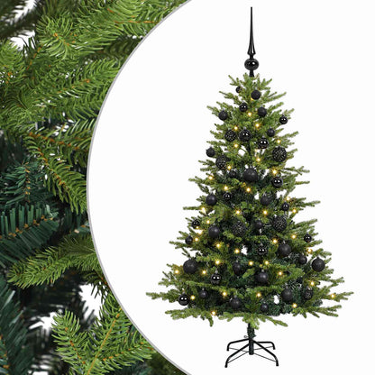 vidaXL Artificial Christmas Tree with Bauble 150 cm 150 LEDs