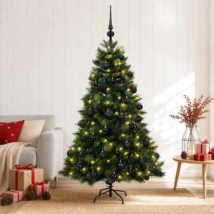vidaXL Artificial Christmas Tree with Bauble 120 cm 150 LEDs