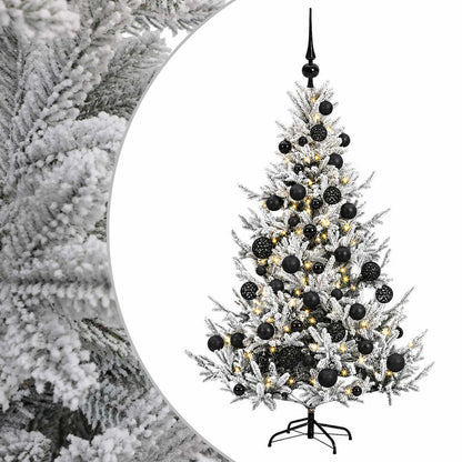 vidaXL Artificial Christmas Tree with Bauble 120 cm 150 LEDs