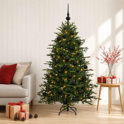 vidaXL Artificial Christmas Tree with Bauble 120 cm 150 LEDs