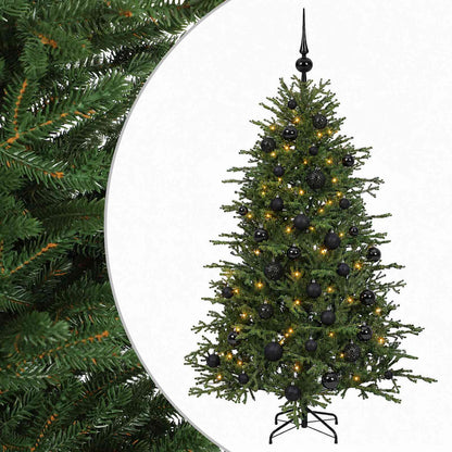 vidaXL Artificial Christmas Tree with Bauble 150 cm 150 LEDs