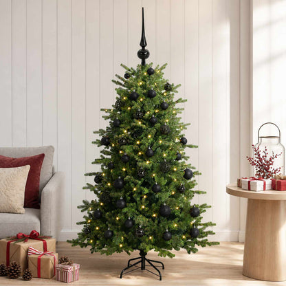vidaXL Artificial Christmas Tree with Bauble 120 cm 150 LEDs