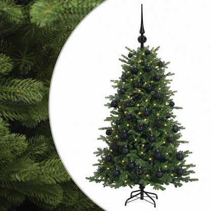 vidaXL Artificial Christmas Tree with Bauble 150 cm 150 LEDs