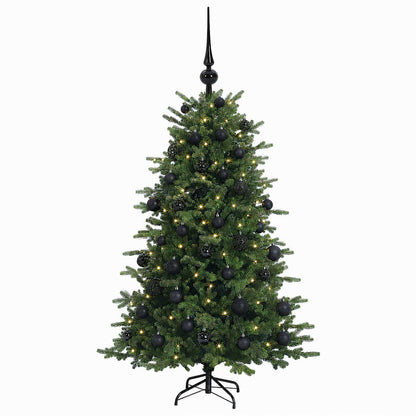 vidaXL Artificial Christmas Tree with Bauble 150 cm 150 LEDs