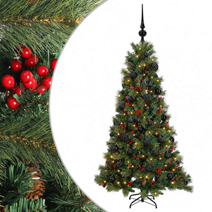 vidaXL Artificial Christmas Tree with Bauble 150 cm 150 LEDs