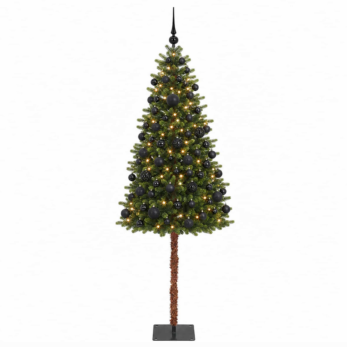 vidaXL Artificial Christmas Tree with Bauble 120 cm 150 LEDs