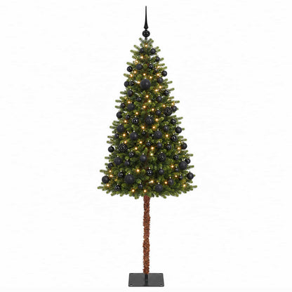 vidaXL Artificial Christmas Tree with Bauble 150 cm 150 LEDs