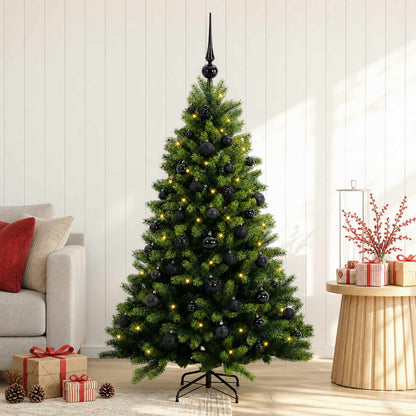 vidaXL Artificial Christmas Tree with Bauble 120 cm 150 LEDs