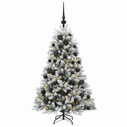 vidaXL Artificial Christmas Tree with Bauble 150 cm 150 LEDs