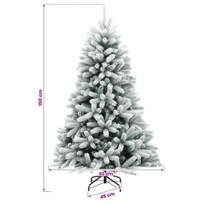 vidaXL Artificial Christmas Tree with Bauble 150 cm 150 LEDs