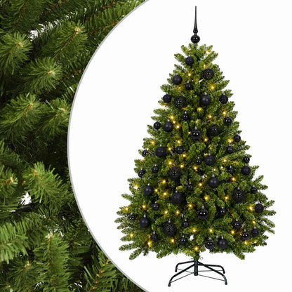 vidaXL Artificial Christmas Tree Light Green with Bauble 120 cm