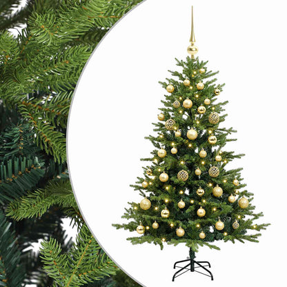 vidaXL Artificial Christmas Tree with Bauble 150 cm 150 LEDs