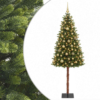 vidaXL Artificial Christmas Tree with Bauble 150 cm 150 LEDs