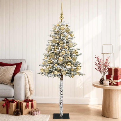 vidaXL Artificial Christmas Tree with Bauble 150 cm 150 LEDs