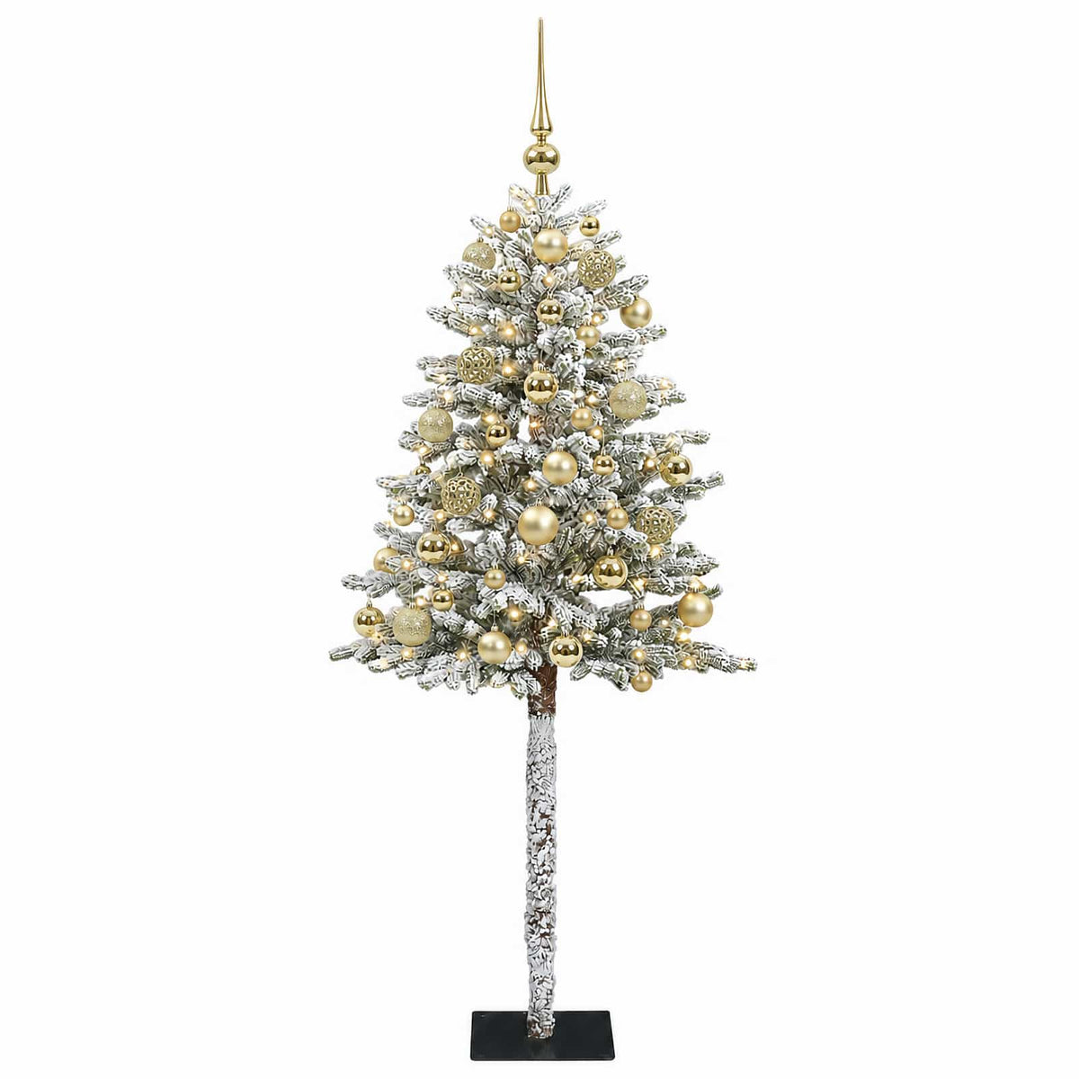 vidaXL Artificial Christmas Tree with Bauble 120 cm 150 LEDs
