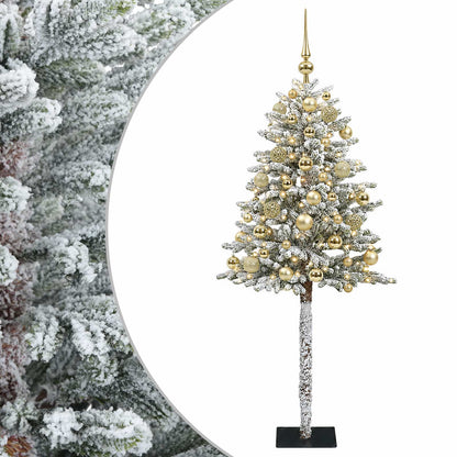 vidaXL Artificial Christmas Tree with Bauble 150 cm 150 LEDs