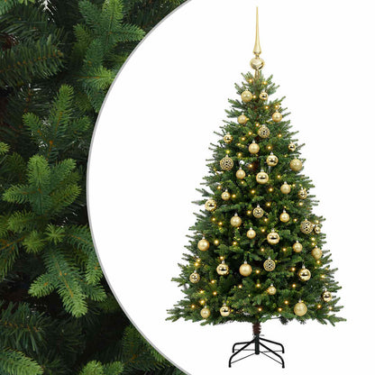 vidaXL Artificial Christmas Tree with Bauble 120 cm 150 LEDs