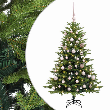 vidaXL Artificial Christmas Tree with Bauble 150 cm 150 LEDs