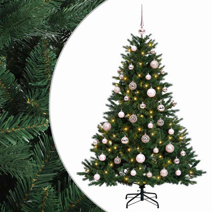 vidaXL Artificial Christmas Tree with Bauble 150 cm 150 LEDs