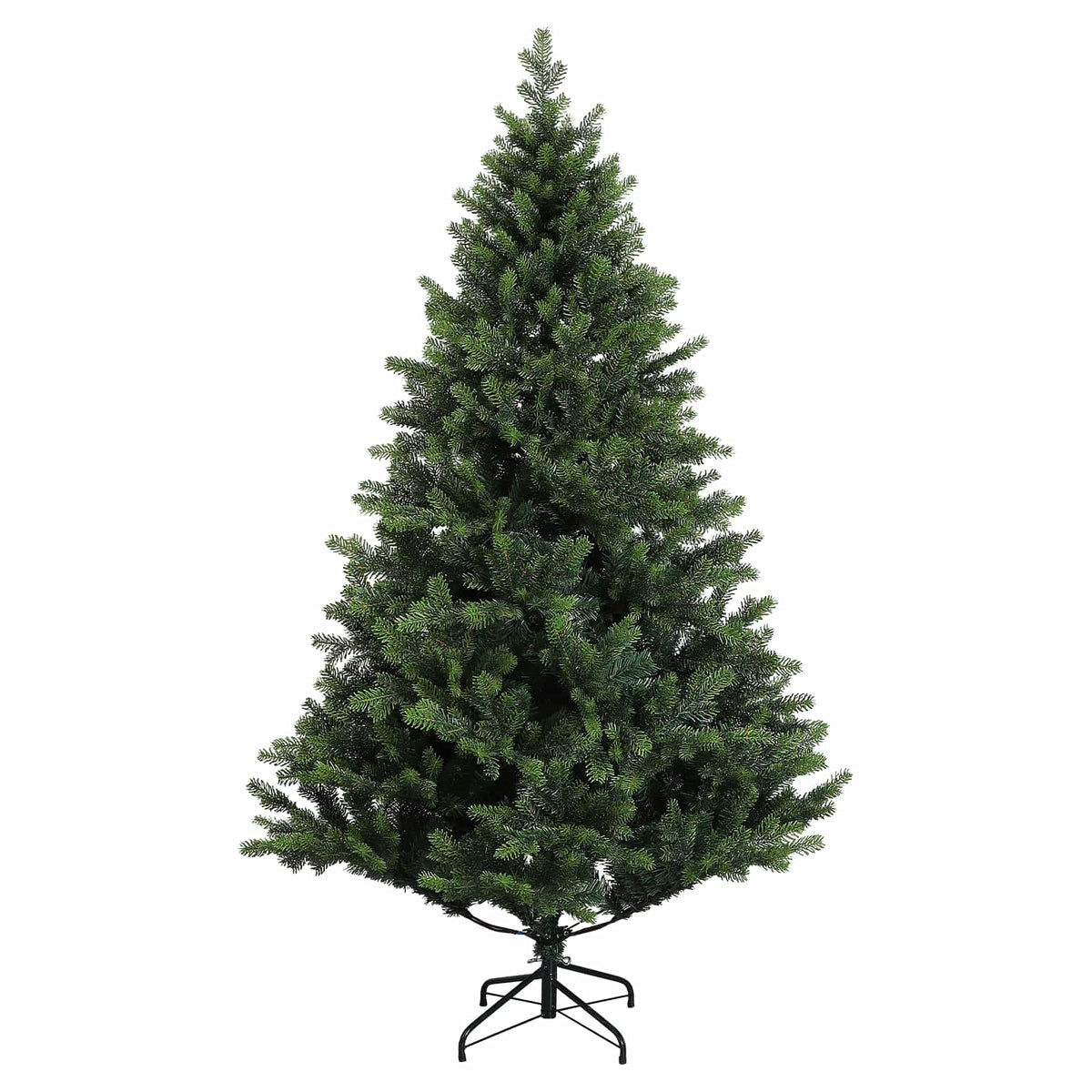 vidaXL Artificial Christmas Tree with Bauble 120 cm 150 LEDs