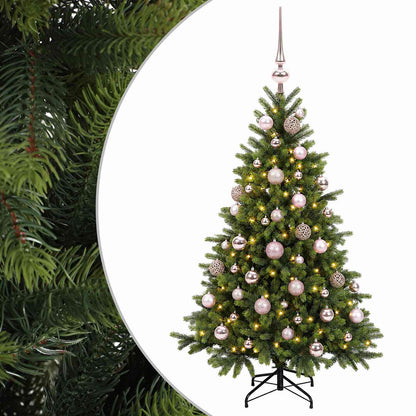 vidaXL Artificial Christmas Tree with Bauble 120 cm 150 LEDs