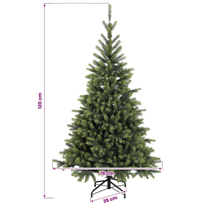 vidaXL Artificial Christmas Tree with Bauble 120 cm 150 LEDs
