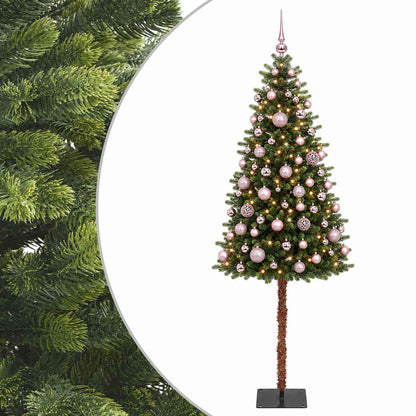 vidaXL Artificial Christmas Tree with Bauble 120 cm 150 LEDs