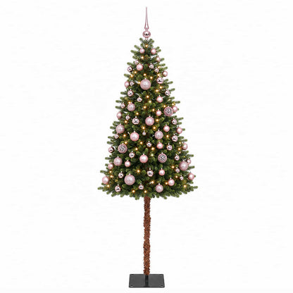 vidaXL Artificial Christmas Tree with Bauble 150 cm 150 LEDs