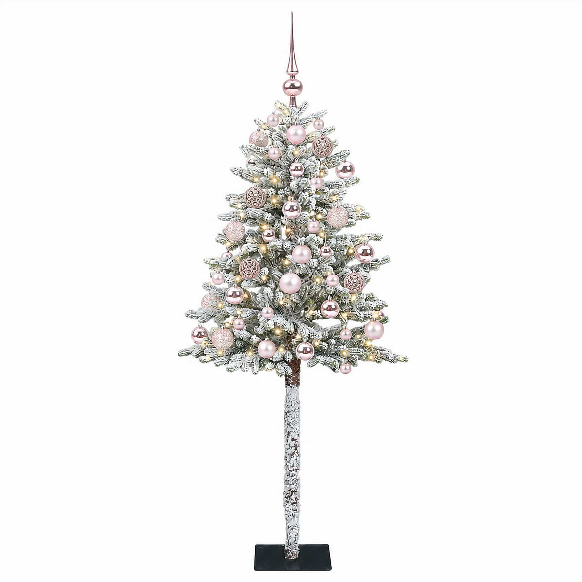 vidaXL Artificial Christmas Tree with Bauble 150 cm 150 LEDs