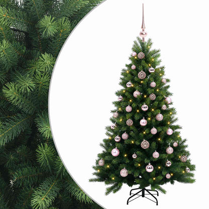 vidaXL Artificial Christmas Tree with Bauble 150 cm 150 LEDs