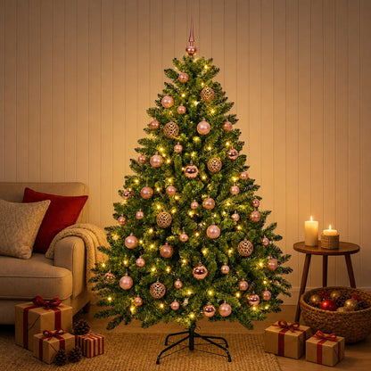 vidaXL Artificial Christmas Tree Light Green with Bauble 120 cm