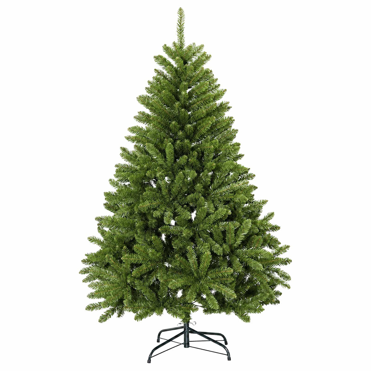 vidaXL Artificial Christmas Tree Light Green with Bauble 120 cm