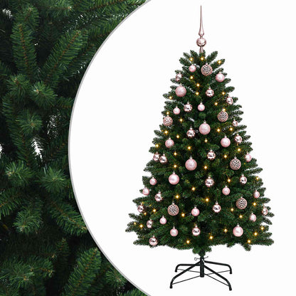 vidaXL Artificial Christmas Tree Mid-green with Ornament 120 cm