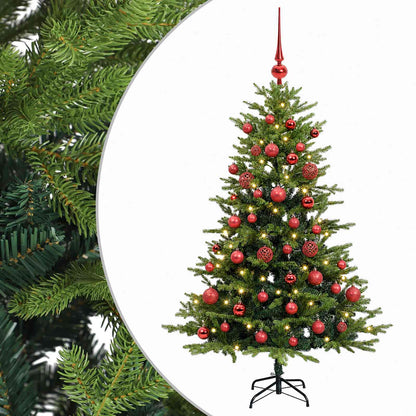 vidaXL Artificial Christmas Tree with Bauble 150 cm 150 LEDs
