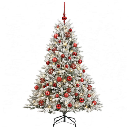 vidaXL Artificial Christmas Tree with Bauble 120 cm 150 LEDs
