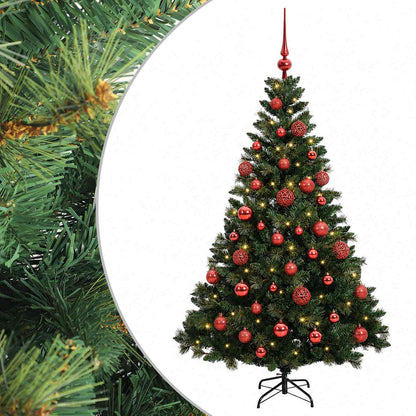 vidaXL Artificial Christmas Tree with Bauble 150 cm 150 LEDs