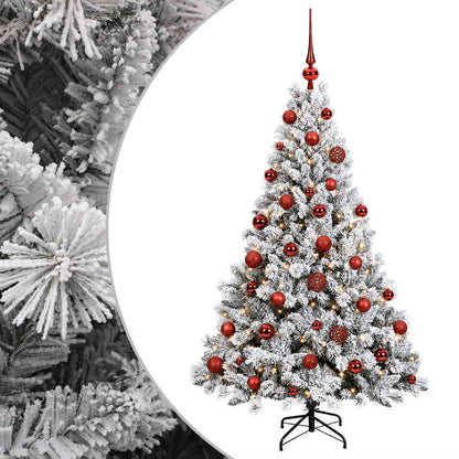 vidaXL Artificial Christmas Tree with Bauble 120 cm 150 LEDs