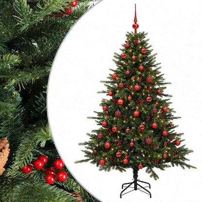 vidaXL Artificial Christmas Tree with Bauble 120 cm 150 LEDs