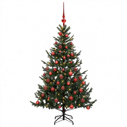 vidaXL Artificial Christmas Tree with Bauble 150 cm 150 LEDs