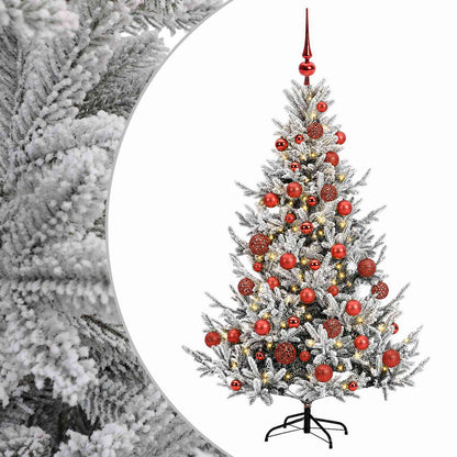 vidaXL Artificial Christmas Tree with Bauble 150 cm 150 LEDs