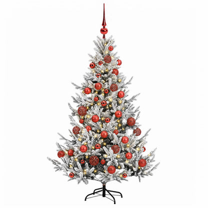 vidaXL Artificial Christmas Tree with Bauble 150 cm 150 LEDs