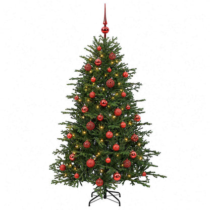 vidaXL Artificial Christmas Tree with Bauble 120 cm 150 LEDs
